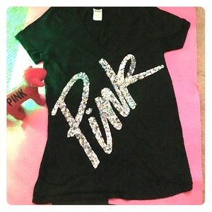 SALE Vs MAJOR BLING 💎 v neck TEE s ! Like new !!!
